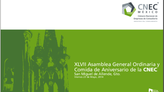 XLVII Asamblea General Ordinaria y Comida de Aniversario de CNEC