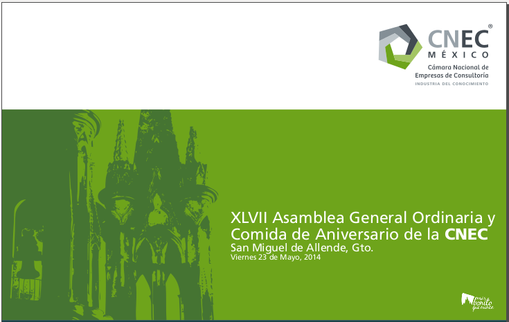 XLVII Asamblea General Ordinaria y Comida de Aniversario de CNEC