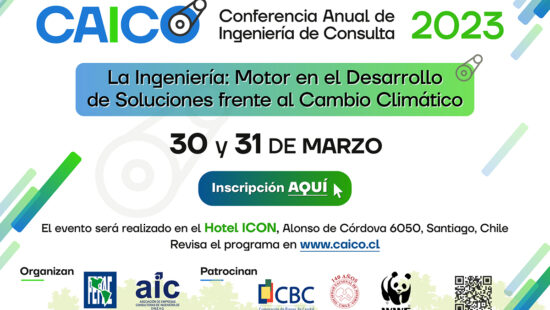 CAICO 2023 Conferencia Anual de Ingeniería de Consulta La Ingeniería: Motor en las Soluciones frente al Cambio Climático