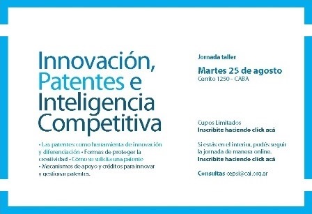 Jornada Patentes  – Innovación y Propiedad Intelectual