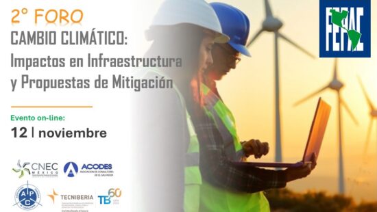 WEBINAR: “Cambio Climático: Impactos en Infraestructura y Propuestas de Mitigación”