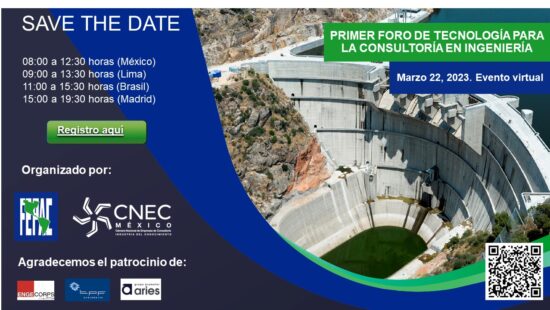 1° FORO DE TECNOLOGÍA PARA LA CONSULTORÍA EN INGENIERÍA, 22/03/2023 (9:00 a.m. de LIMA – PERÚ)