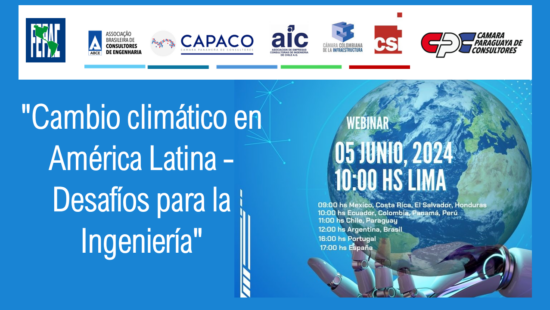 WEBINAR: «CAMBIO CLIMÁTICO EN AMÉRICA LATINA – DESAFÍOS PARA LA INGENIERÍA»